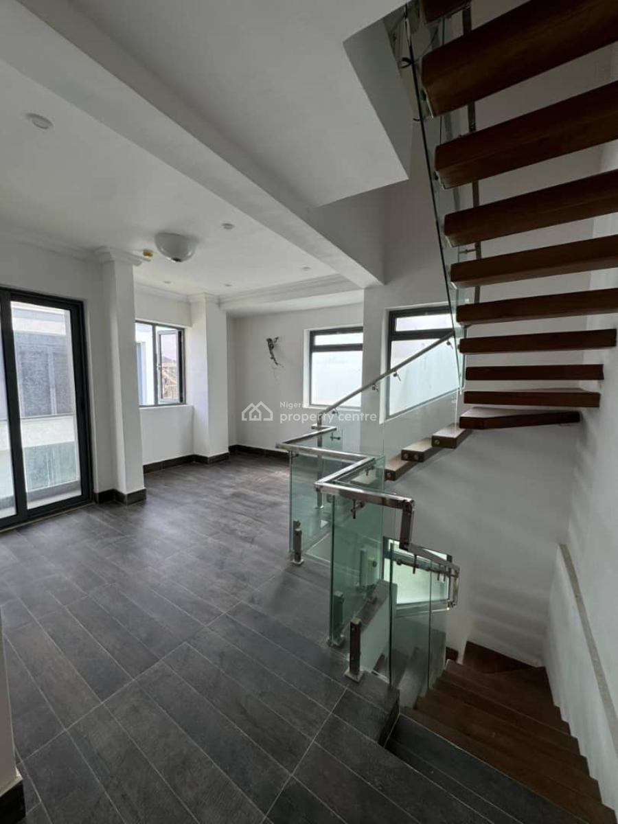 Fully Service 3 Bedrooms Penthouse Duplex with an Office and Bq, Cowrie Creek Estate, Ikate, Lekki, Lagos, Semi-detached Duplex for Rent