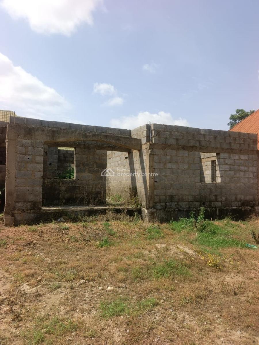 Luxury 2 Bedroom Fully Detach Bungalow Carcass, Sabon Lugbe, Lugbe District, Abuja, Detached Bungalow for Sale