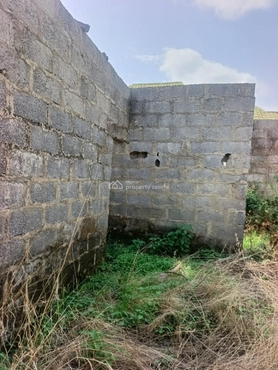 Luxury 2 Bedroom Fully Detach Bungalow Carcass, Sabon Lugbe, Lugbe District, Abuja, Detached Bungalow for Sale