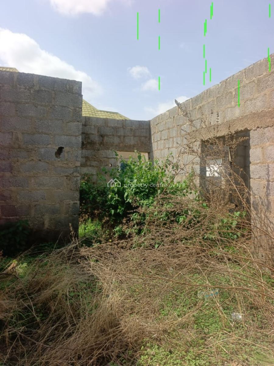 Luxury 2 Bedroom Fully Detach Bungalow Carcass, Sabon Lugbe, Lugbe District, Abuja, Detached Bungalow for Sale