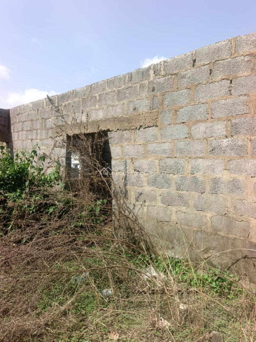 Luxury 2 Bedroom Fully Detach Bungalow Carcass, Sabon Lugbe, Lugbe District, Abuja, Detached Bungalow for Sale