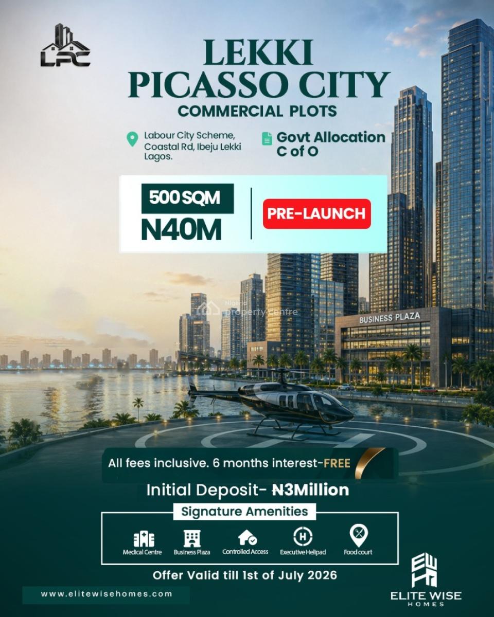 The Next Hotspot in Lagos Is Here: Coastal Road, Ibeju Lekki, Lekki Picasso City, Labour City Scheme, Coastal Road,, Ibeju Lekki, Lagos, Residential Land for Sale