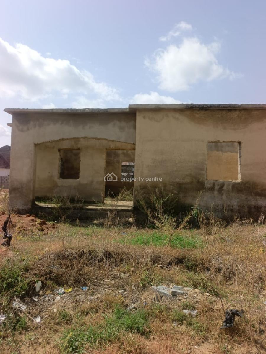 Luxury 2 Bedroom Fully Detach Bungalow Carcass, Lugbe District, Fha (f.h.a), Lugbe District, Abuja, Detached Bungalow for Sale