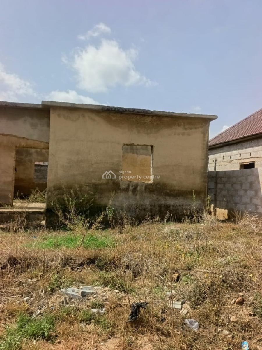 Luxury 2 Bedroom Fully Detach Bungalow Carcass, Lugbe District, Fha (f.h.a), Lugbe District, Abuja, Detached Bungalow for Sale