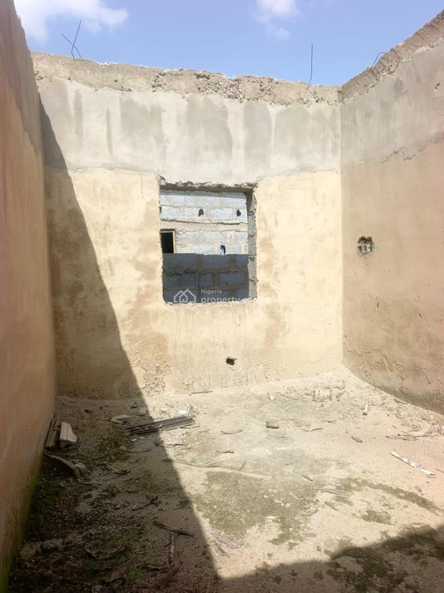 Luxury 2 Bedroom Fully Detach Bungalow Carcass, Lugbe District, Fha (f.h.a), Lugbe District, Abuja, Detached Bungalow for Sale