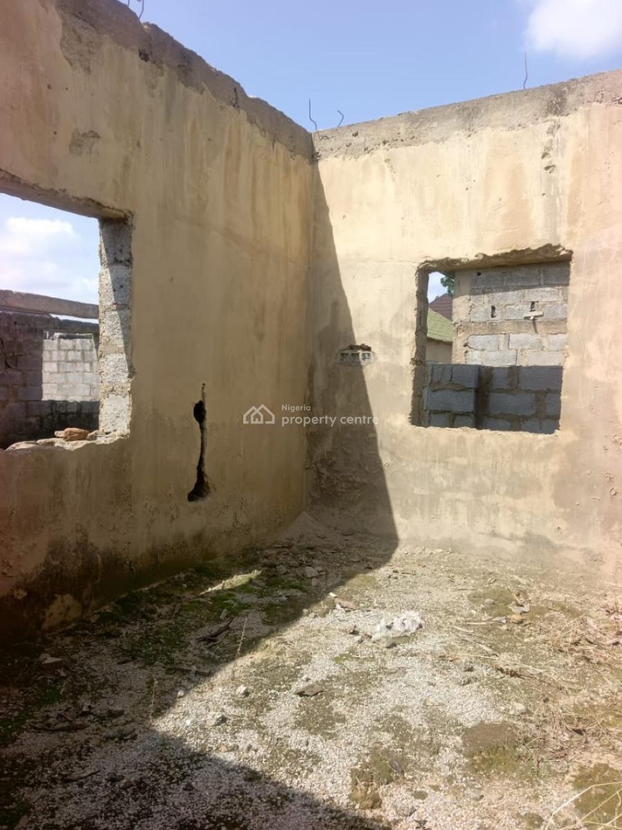 Luxury 2 Bedroom Fully Detach Bungalow Carcass, Lugbe District, Fha (f.h.a), Lugbe District, Abuja, Detached Bungalow for Sale
