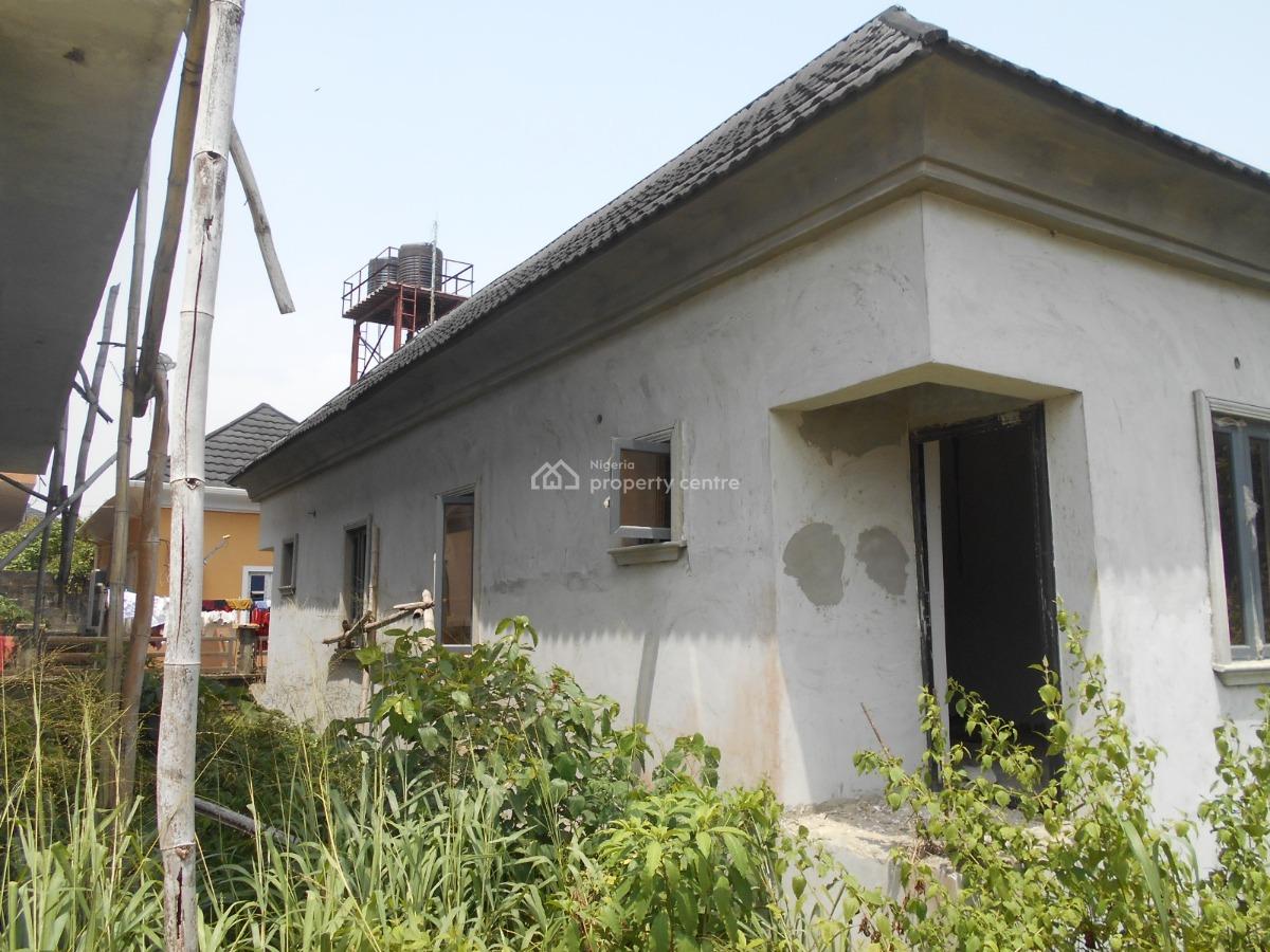 4 Bedroom Semi Detached (carcass), Ajayi Apatha, Sangotedo, Ajah, Lagos, Semi-detached Duplex for Sale