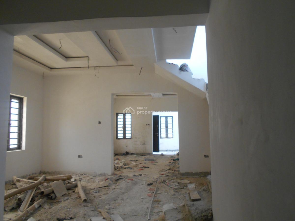 4 Bedroom Semi Detached (carcass), Ajayi Apatha, Sangotedo, Ajah, Lagos, Semi-detached Duplex for Sale
