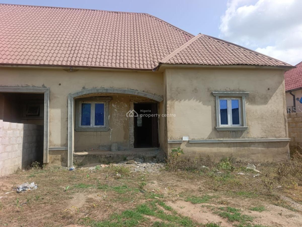 Luxury 2bedroom Semi-detach Bungalow Carcass in Lugbe -abuja, Lugbe District. Abuja - Nigeria., Sabon Lugbe, Lugbe District, Abuja, Semi-detached Bungalow for Sale