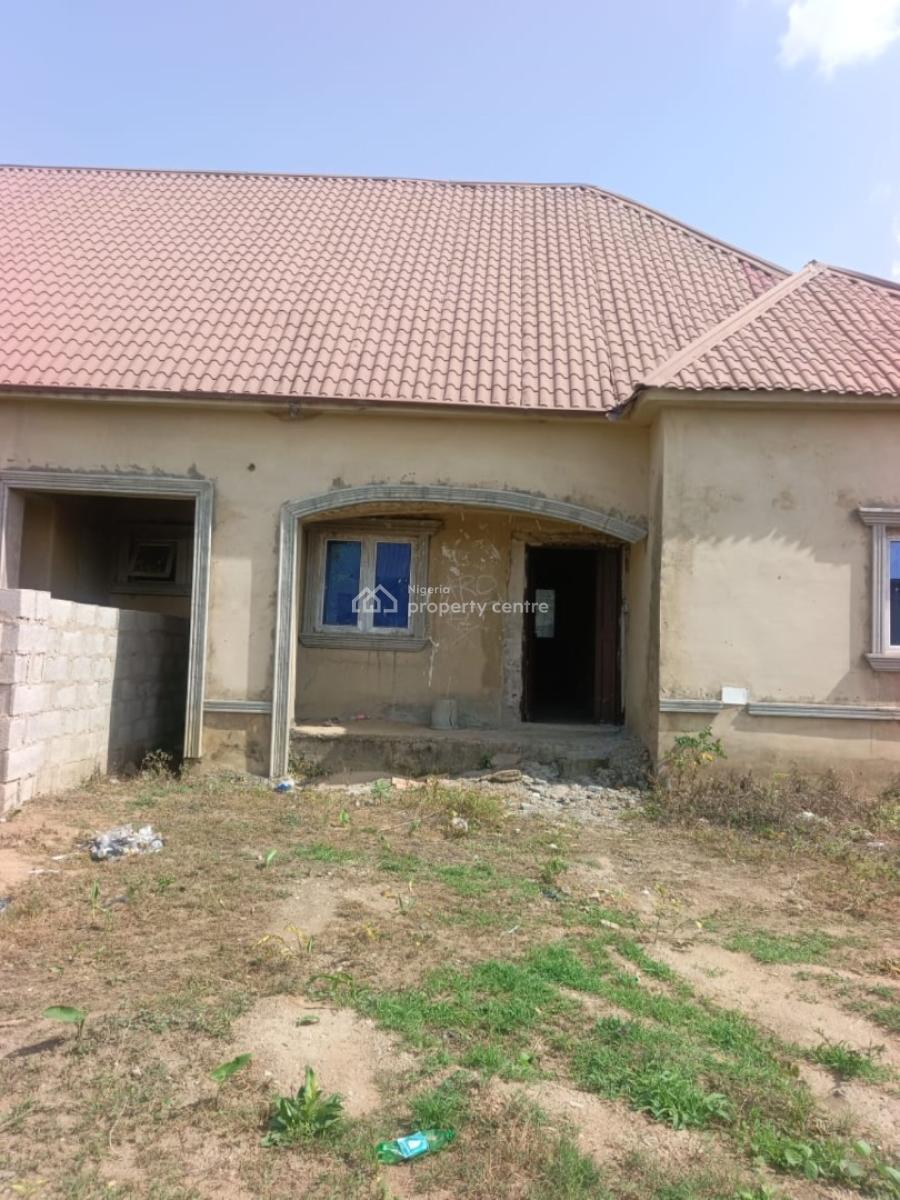 Luxury 2bedroom Semi-detach Bungalow Carcass in Lugbe -abuja, Lugbe District. Abuja - Nigeria., Sabon Lugbe, Lugbe District, Abuja, Semi-detached Bungalow for Sale