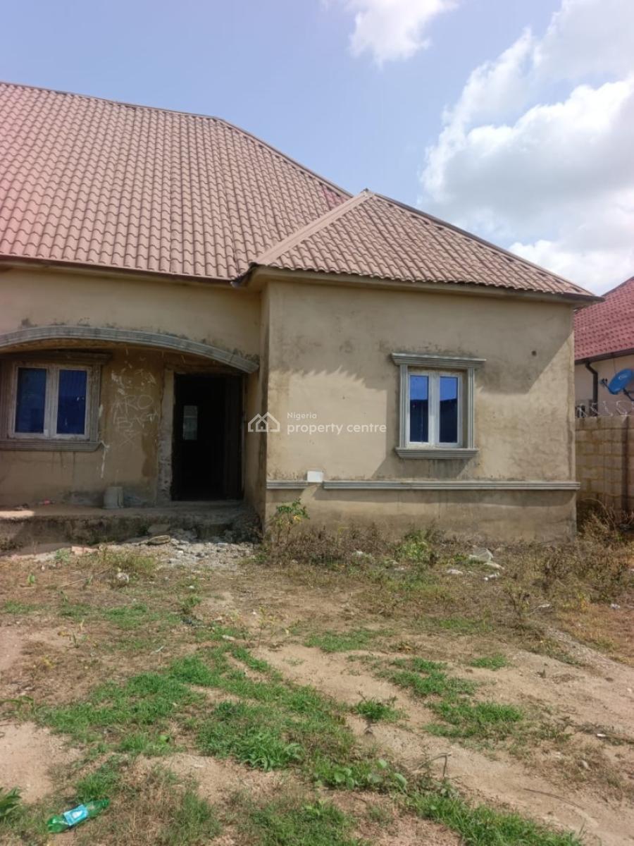 Luxury 2bedroom Semi-detach Bungalow Carcass in Lugbe -abuja, Lugbe District. Abuja - Nigeria., Sabon Lugbe, Lugbe District, Abuja, Semi-detached Bungalow for Sale