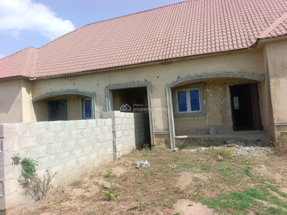Luxury 2bedroom Semi-detach Bungalow Carcass in Lugbe -abuja, Lugbe District. Abuja - Nigeria., Sabon Lugbe, Lugbe District, Abuja, Semi-detached Bungalow for Sale