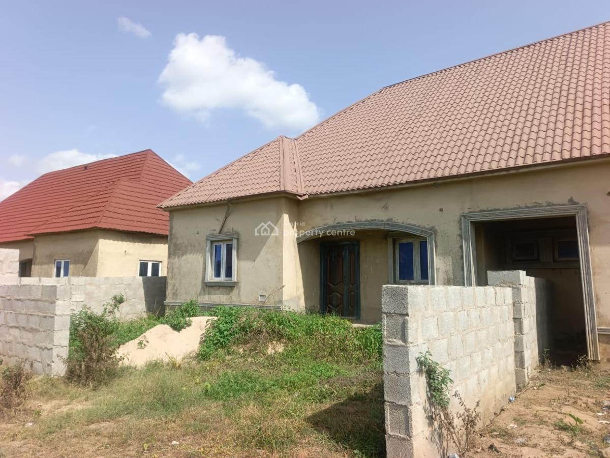 Luxury 2bedroom Semi-detach Bungalow Carcass in Lugbe -abuja, Lugbe District. Abuja - Nigeria., Sabon Lugbe, Lugbe District, Abuja, Semi-detached Bungalow for Sale