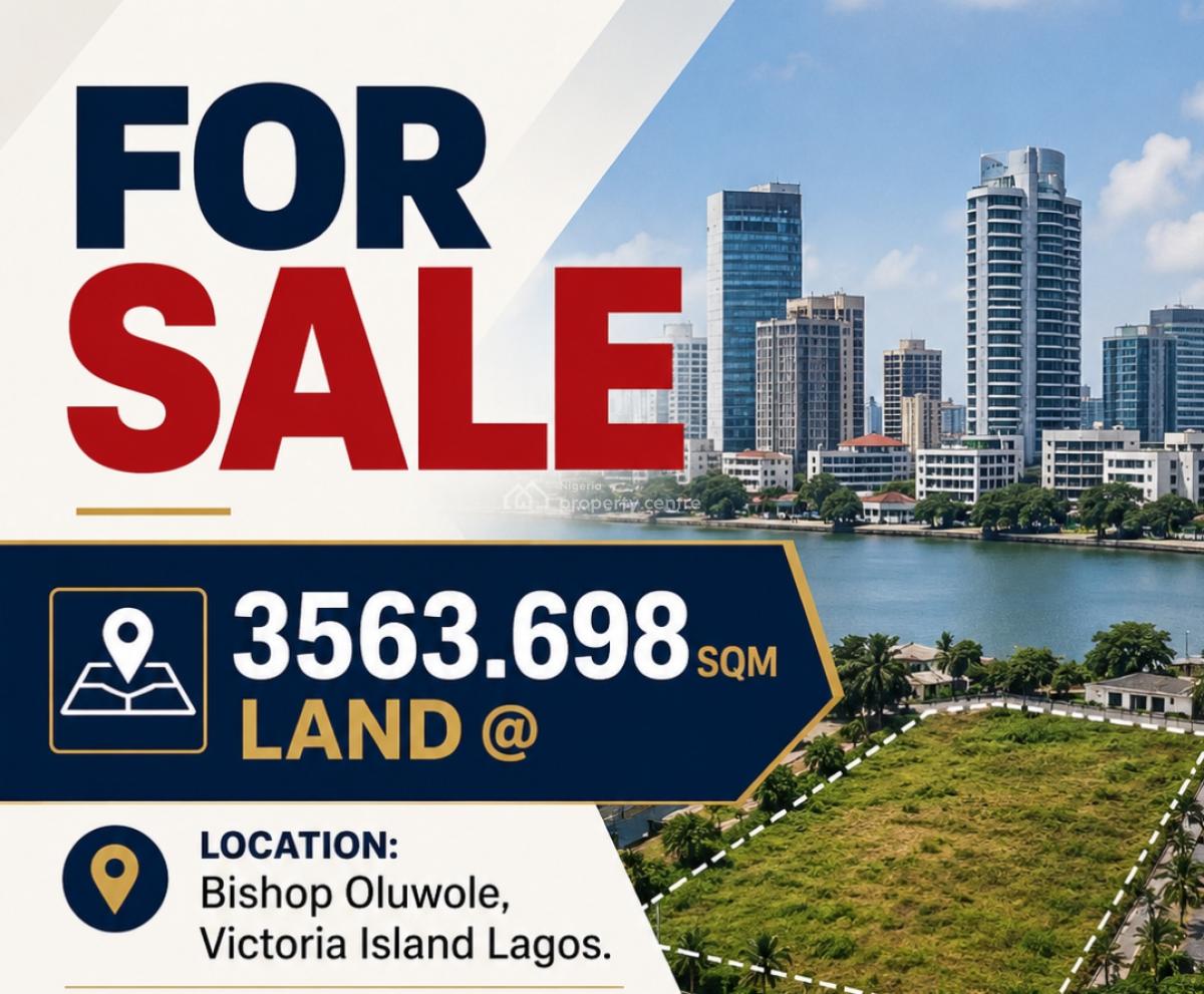 3563 Square Meter Land, Bishop Oluwole Street, Victoria Island (vi), Lagos, Detached Duplex for Sale