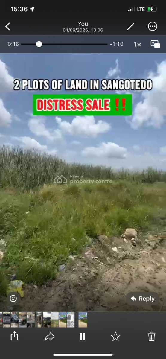 Distress Deals Below Market Value, Sangotedo, Ajah, Lagos, Mixed-use Land for Sale