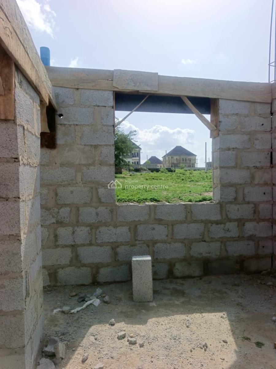 Luxury 2 Bedroom Semi-detach Duplex Carcass, Lugbe District, Lugbe District, Abuja, Semi-detached Duplex for Sale
