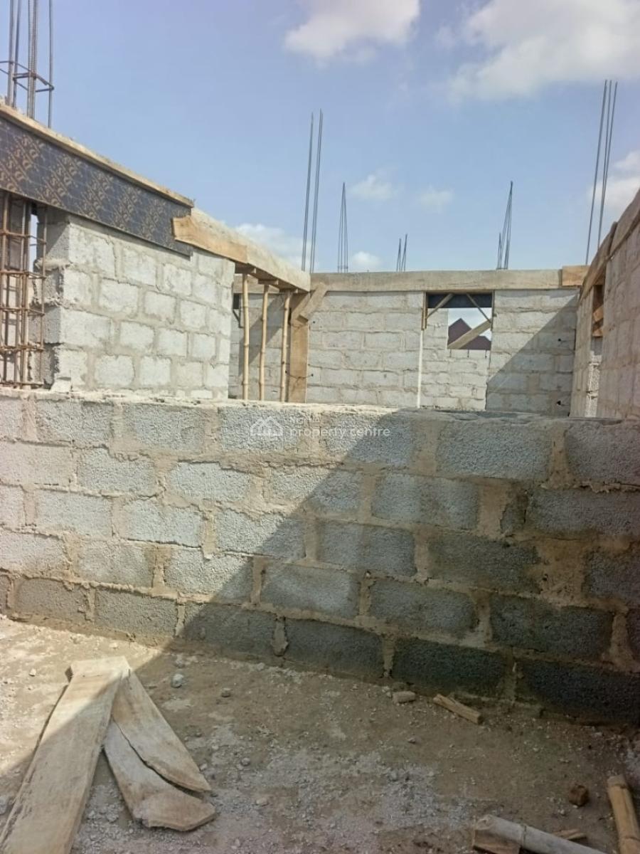 Luxury 2 Bedroom Semi-detach Duplex Carcass, Lugbe District, Lugbe District, Abuja, Semi-detached Duplex for Sale