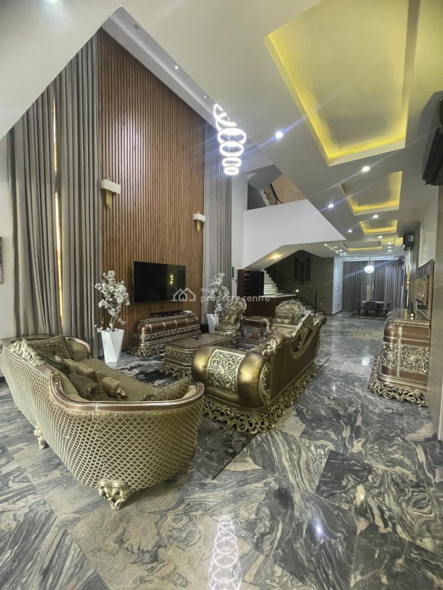 Well Built Fully Furnished 6 Bedroom Detached Duplex with 2 Room Bq, Lekki Phase 1, Lekki, Lagos, Detached Duplex for Rent