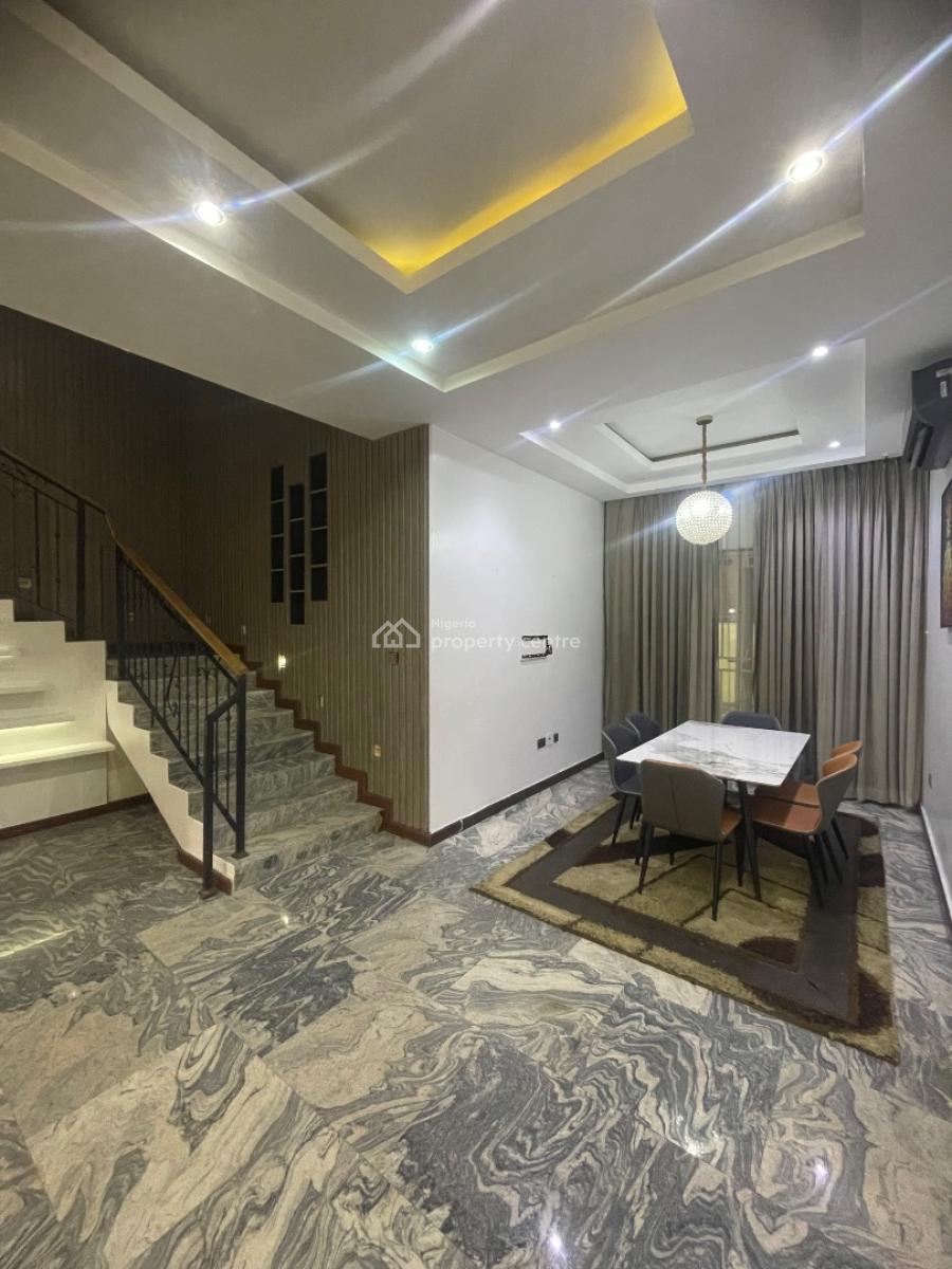 Well Built Fully Furnished 6 Bedroom Detached Duplex with 2 Room Bq, Lekki Phase 1, Lekki, Lagos, Detached Duplex for Rent