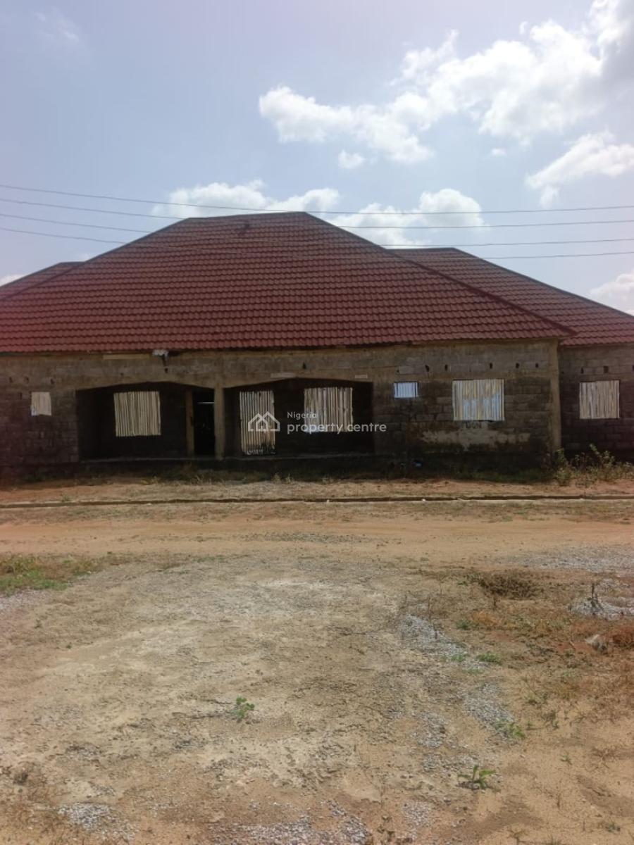 Luxury 3bedroom Semi-detach Bungalow Carcass in Lugbe -abuja, Lugbe District. Abuja - Nigeria., Fha (f.h.a), Lugbe District, Abuja, Semi-detached Bungalow for Sale