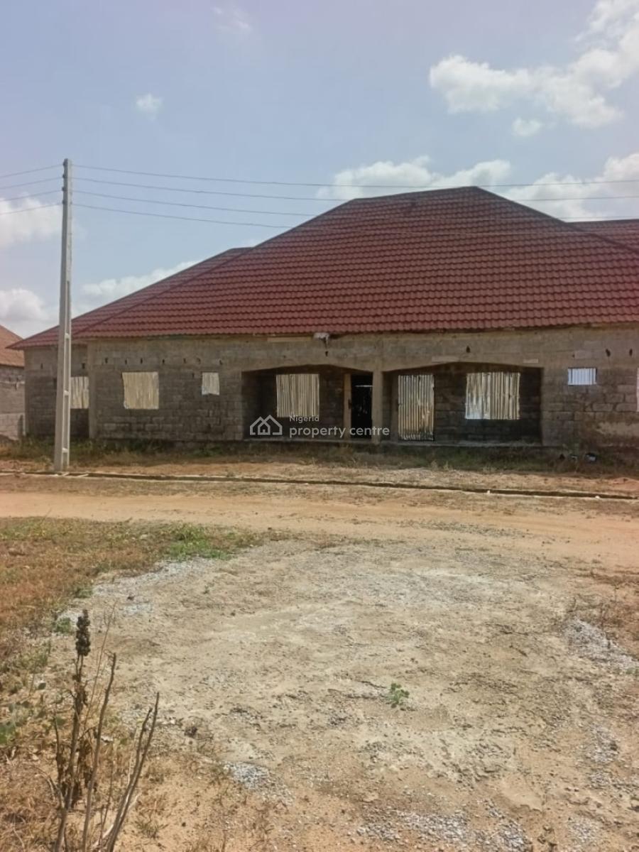 Luxury 3bedroom Semi-detach Bungalow Carcass in Lugbe -abuja, Lugbe District. Abuja - Nigeria., Fha (f.h.a), Lugbe District, Abuja, Semi-detached Bungalow for Sale