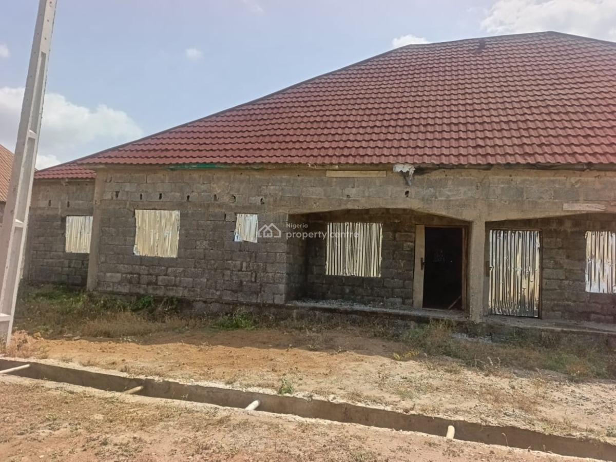 Luxury 3bedroom Semi-detach Bungalow Carcass in Lugbe -abuja, Lugbe District. Abuja - Nigeria., Fha (f.h.a), Lugbe District, Abuja, Semi-detached Bungalow for Sale