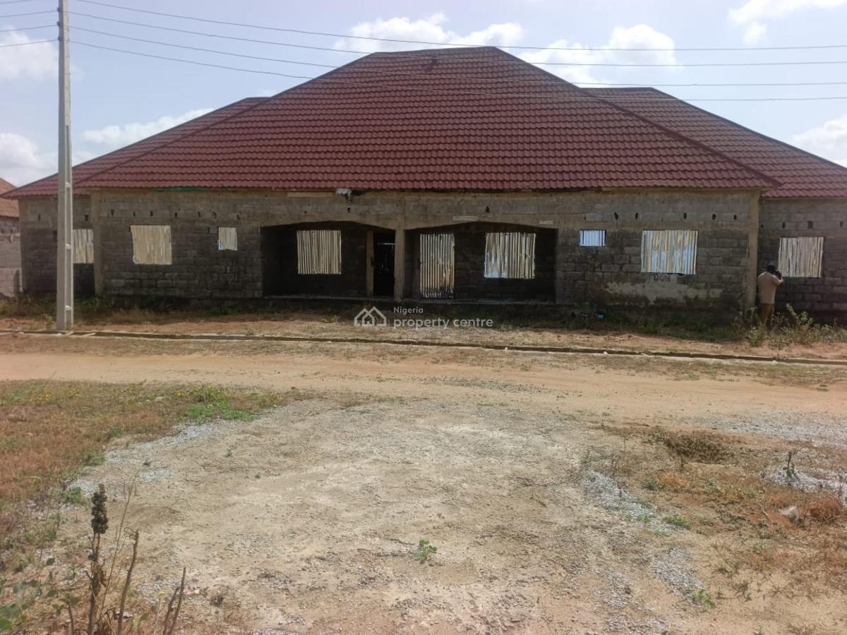 Luxury 3bedroom Semi-detach Bungalow Carcass in Lugbe -abuja, Lugbe District. Abuja - Nigeria., Fha (f.h.a), Lugbe District, Abuja, Semi-detached Bungalow for Sale
