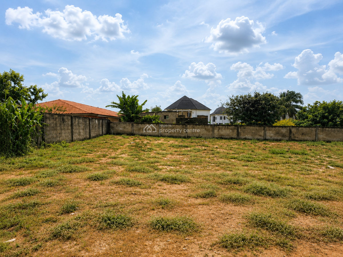 a  Prime Plot of Land (100 By 100 Ft) on a Tarred Street, Behind Nta, Core Area, Asaba, Delta, Mixed-use Land for Sale