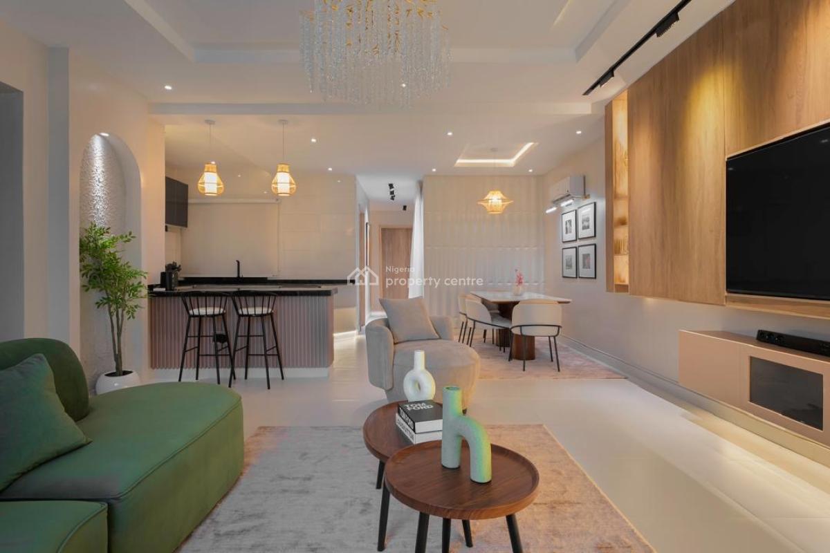 Lux & Chic Cityview 2-bedroom with Wonderful Amenities, Lekki Phase 1, Lekki, Lagos, Flat / Apartment Short Let