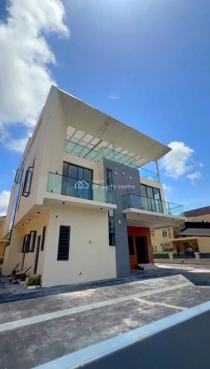 Exquisitely Finished 5 Bedroom with Pool & Cinema on 600sqm, Northern Foreshore Estate Off Chevron Drive, Lekki, Lagos, Detached Duplex for Sale