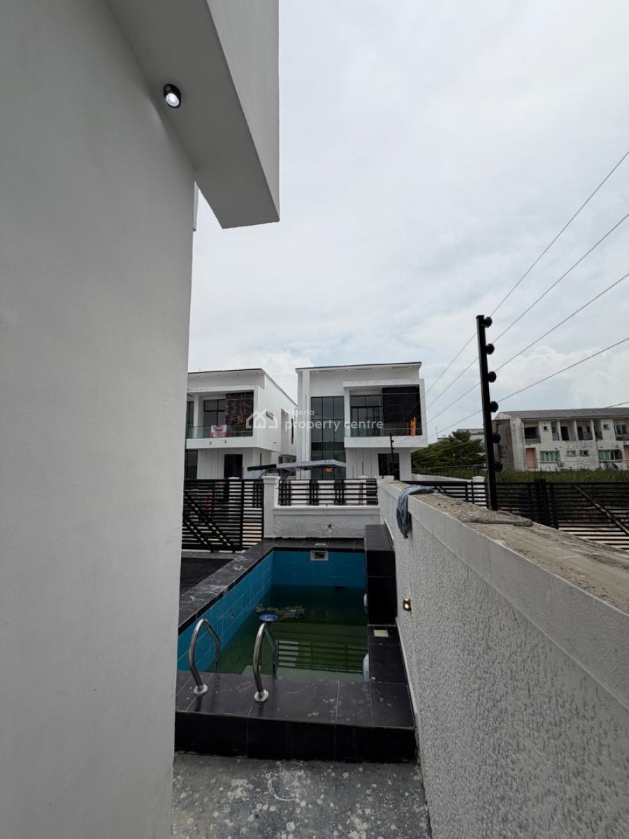 Fantastically Finished 4 Bedroom Detached Duplex with a Bq & Pool, Chevron, Lekki, Lagos, Detached Duplex for Sale