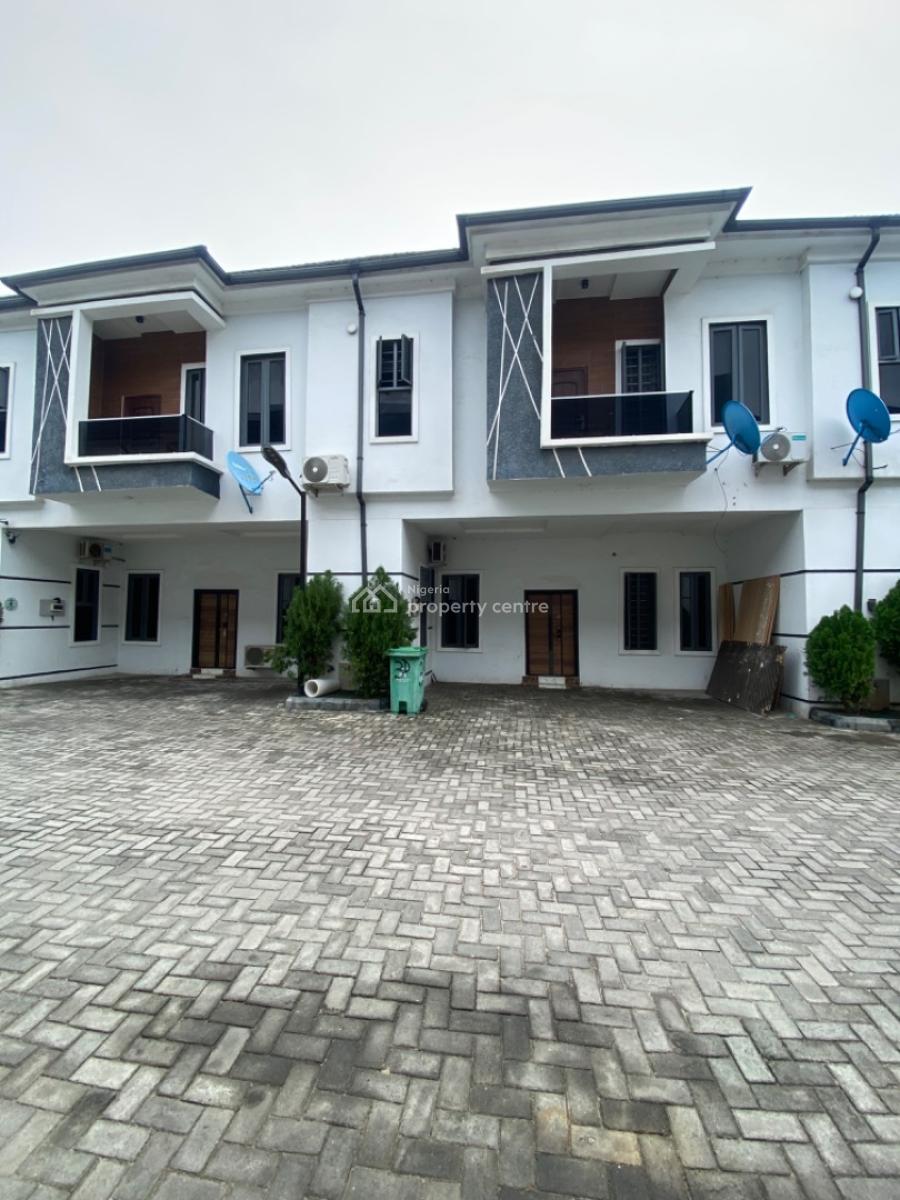 Fully Serviced 4 Bedrooms Terrace Duplex No Bq, Lekki Phase 2, Lekki, Lagos, Terraced Duplex for Rent