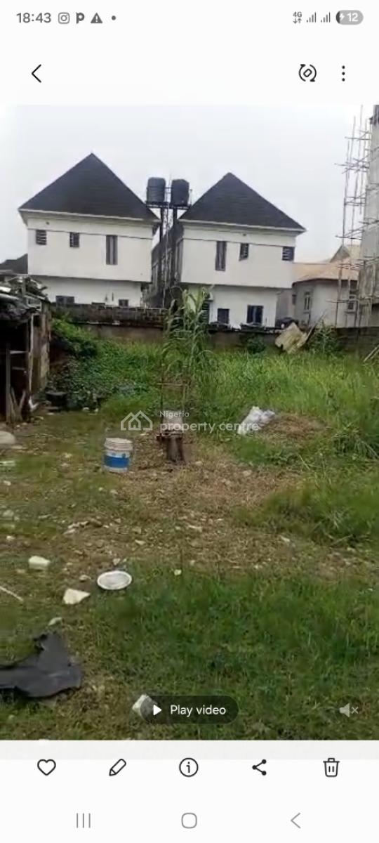 1 Plot Land, Chevron Estate, Agungi, Lekki, Lagos, Residential Land for Sale