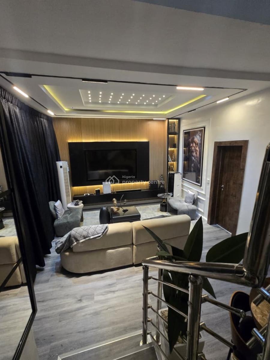 Fully Serviced 4 Bedroom Terrace Duplex, Conservation Chevron, Lekki Expressway, Lekki, Lagos, Terraced Duplex for Rent