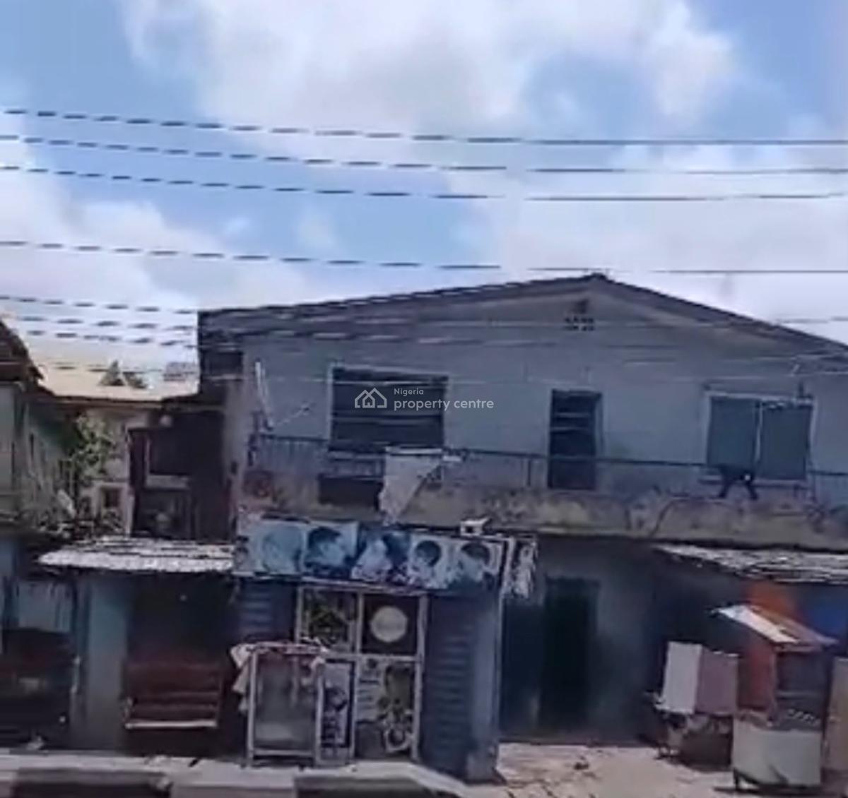a Corner Piece Storey Building Directly on Pedro Road, Oremerin Junction, Ladi-lak., Pedro, Gbagada, Lagos, Mixed-use Land for Sale