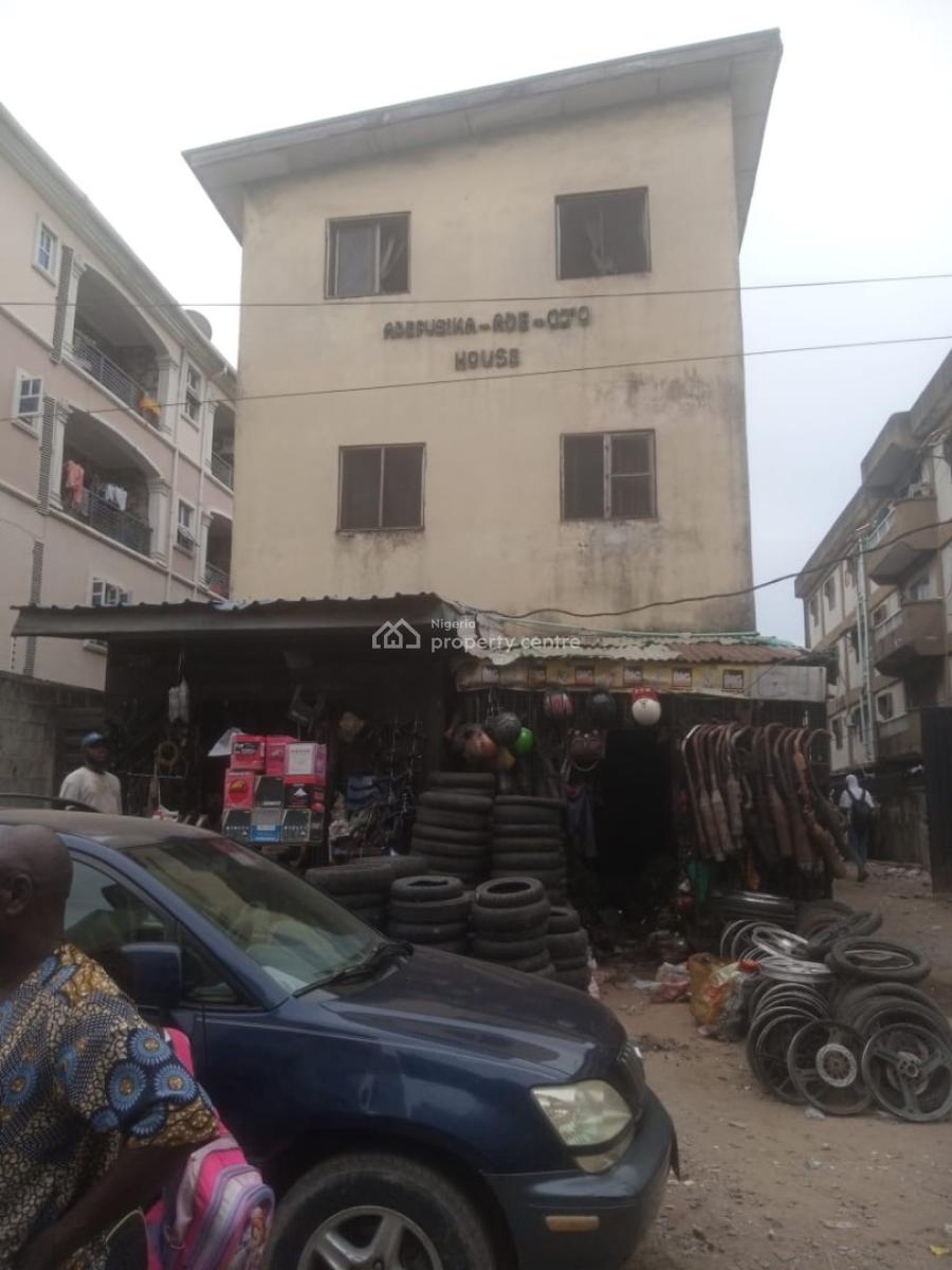 a Well Maintained 2-storey Building Consisting Block of Flats and Shop, Jebba By Herbert Macaulay Way, Ebute Metta, Yaba*, Ebute Metta East, Yaba, Lagos, Block of Flats for Sale