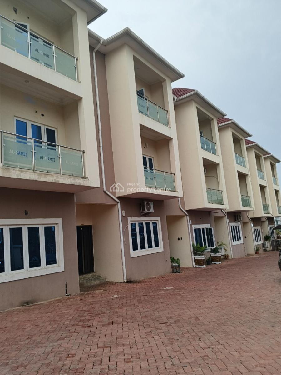 4 Bedroom Terrace Duplex with a Bq Attached, Guzape District, Abuja, House for Rent
