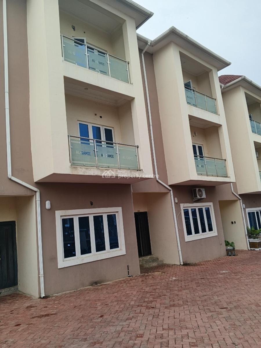 4 Bedroom Terrace Duplex with a Bq Attached, Guzape District, Abuja, House for Rent