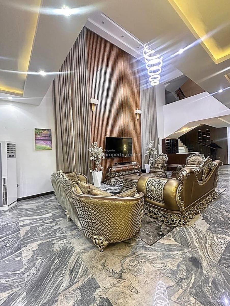 Fully Furnished 6 Bedroom Detached Duplex with 2 Bqs, Pool & Gym, Lekki Phase 1, Lekki, Lagos, Detached Duplex for Rent