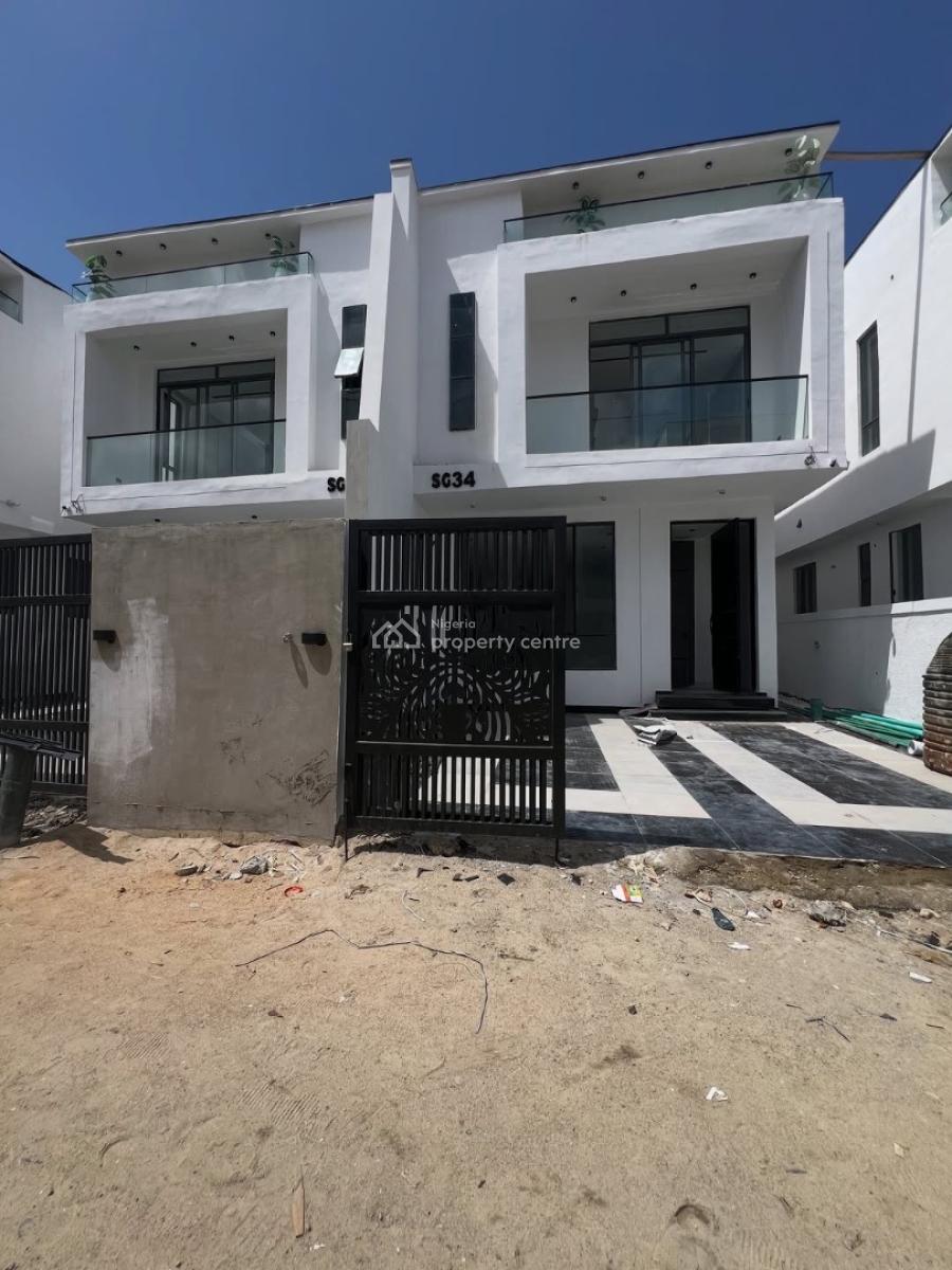4 Bedroom Semi Detached Duplex with Bq, Chevron, Lekki, Lagos, Semi-detached Duplex for Rent