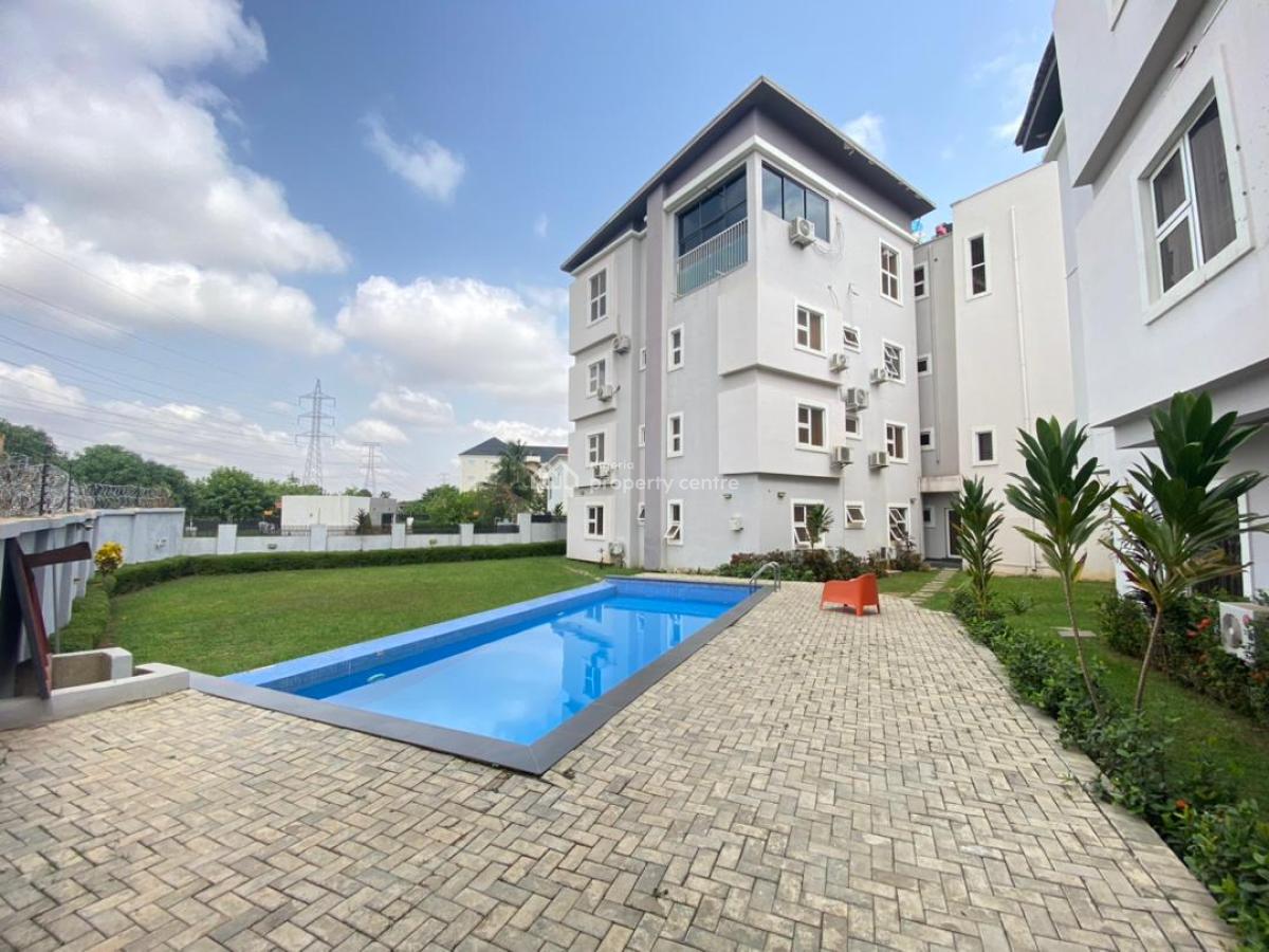Well Built 3 Bedrooms Flat Serviced with Gen,inverter&pool, Katampe Extension, Katampe, Abuja, Flat / Apartment for Rent