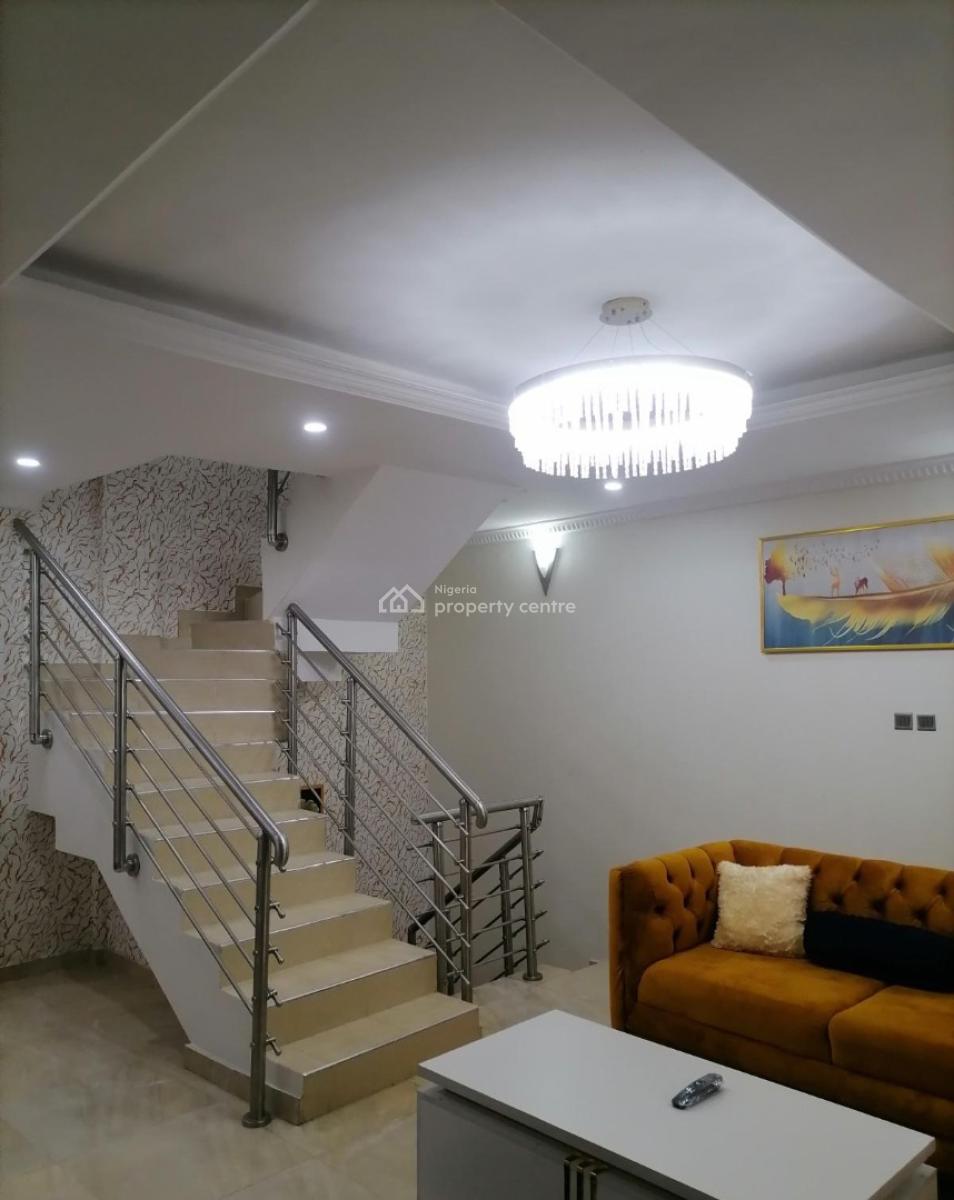 Fully Furnished 3 Bedroom Terrace Duplex with Attached Miniflat, Ikate, Lekki, Lagos, Terraced Duplex for Sale