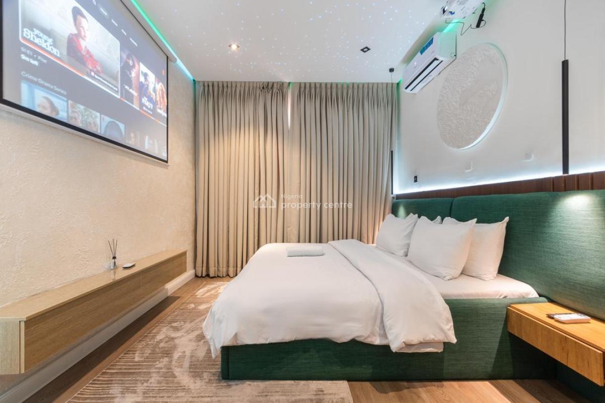 Luxury 1 Bedroom Apartment with Pool and Ps5, Housekeeping,cinema Movies,gymnasium,inbuilt Speakers, Ikate, Lekki, Lagos, Flat / Apartment Short Let