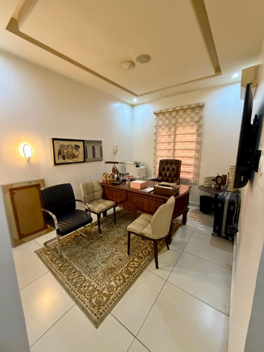 5-bed Fully Detached Triplex with Private Elevator  Gated Estate, Close to The Roundabout, Life Camp, Abuja, Detached Duplex for Sale