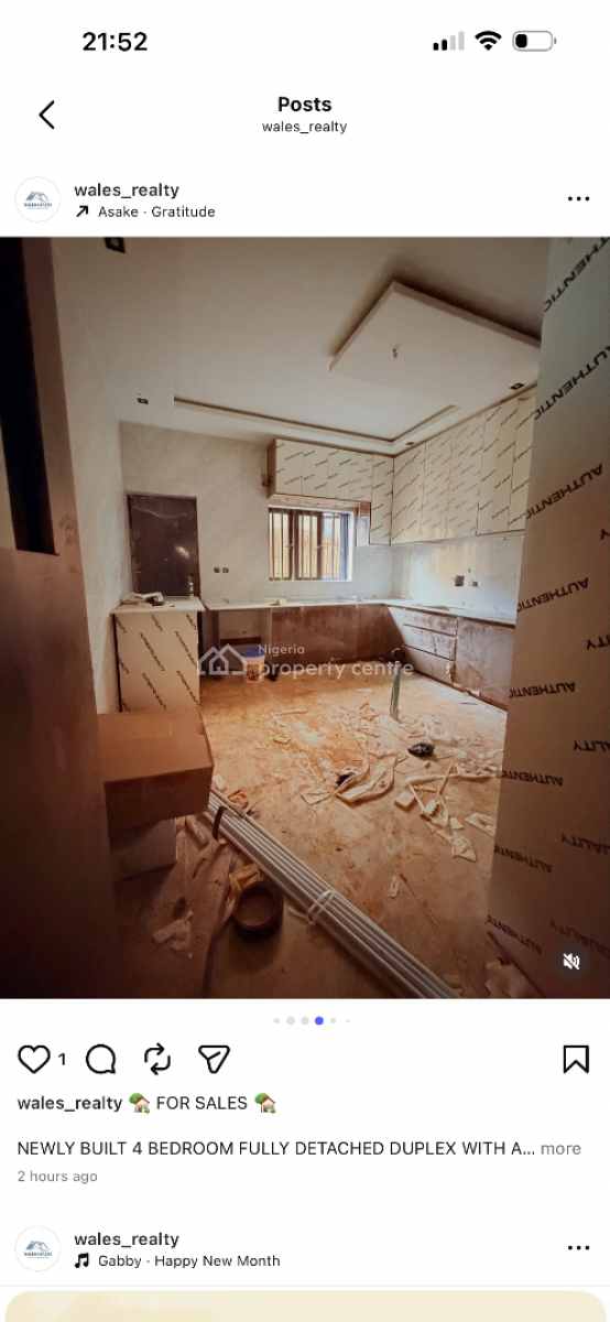 Newly Built 4 Bedroom Fully Detached Duplex with a Room Bq, Ogba, Ikeja, Lagos, Detached Duplex for Sale