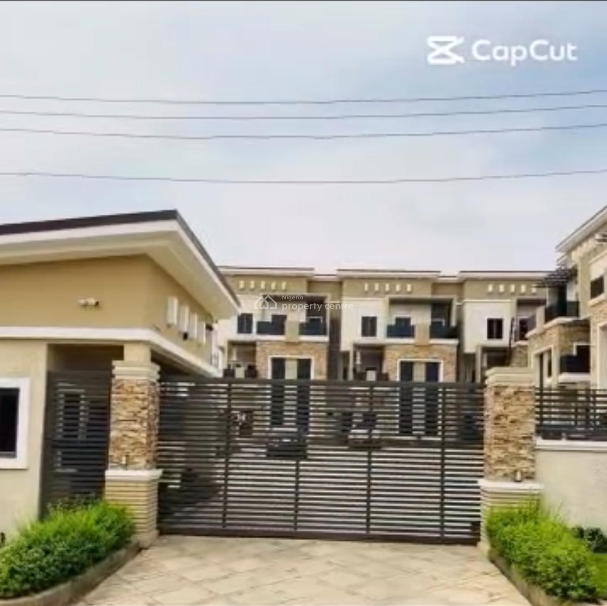 Newly Built Smart 4 Bedroom with a Bq, Gilmore, Jahi, Abuja, Terraced Duplex for Sale