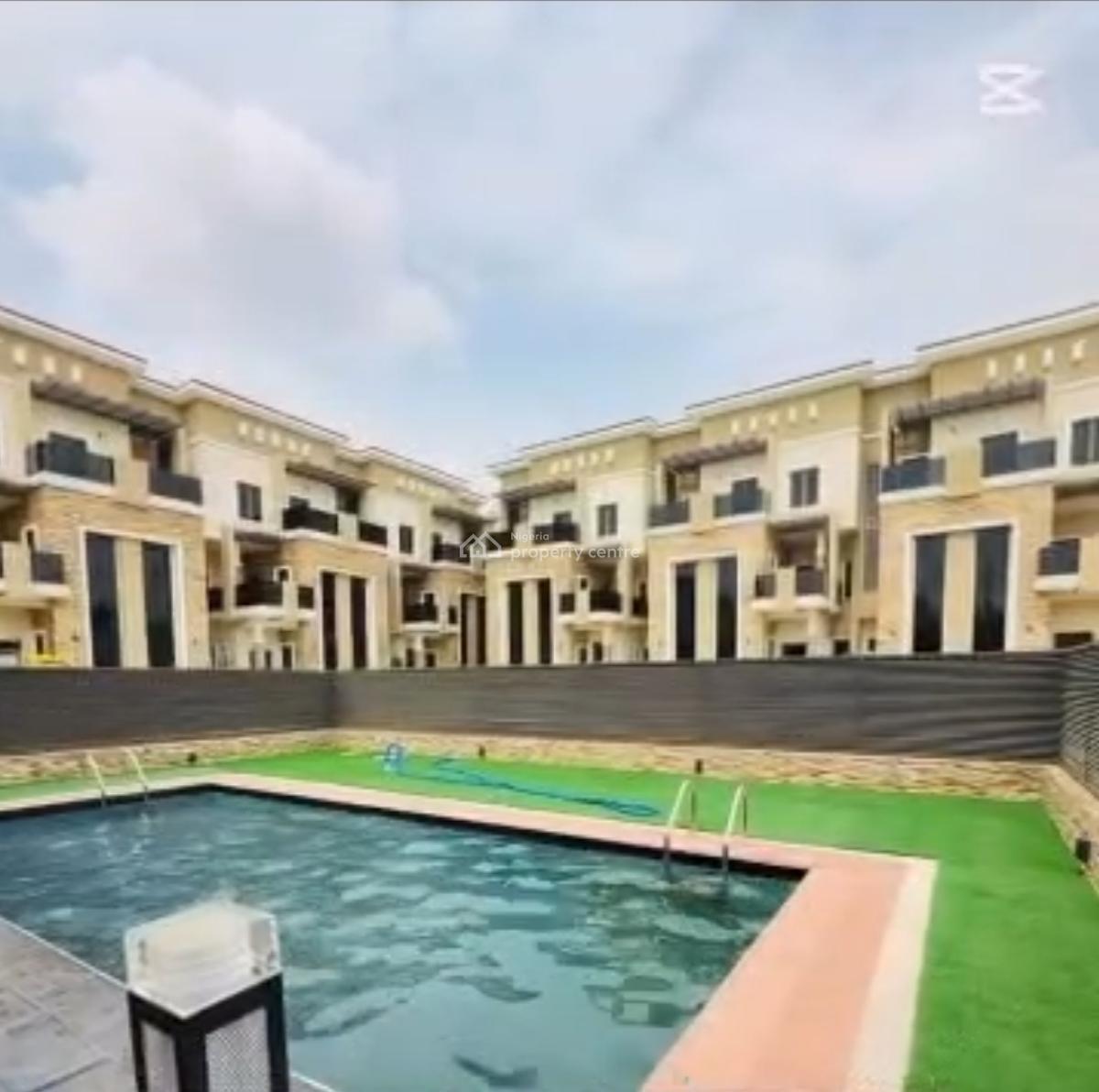 Newly Built Smart 4 Bedroom with a Bq, Gilmore, Jahi, Abuja, Terraced Duplex for Sale