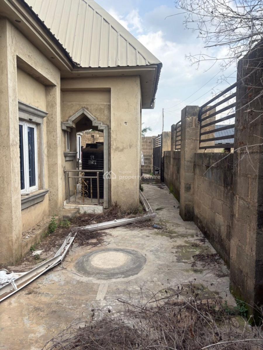 Uncompleted 3 Bedroom Bungalow in a Good Location, Omi Adio Off Apata-abeokuta Road, Apata, Ibadan, Oyo, Detached Bungalow for Sale