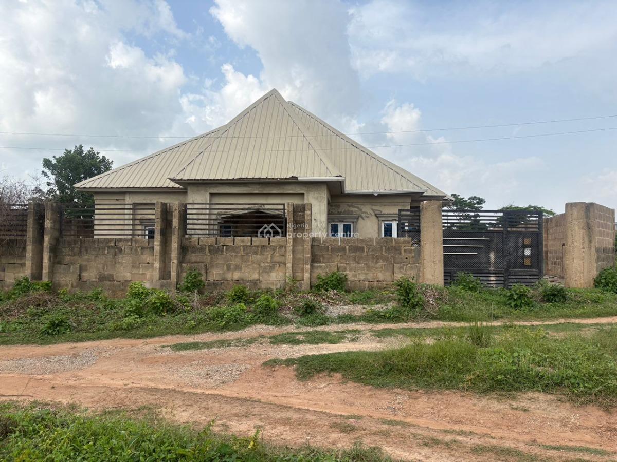 Uncompleted 3 Bedroom Bungalow in a Good Location, Omi Adio Off Apata-abeokuta Road, Apata, Ibadan, Oyo, Detached Bungalow for Sale