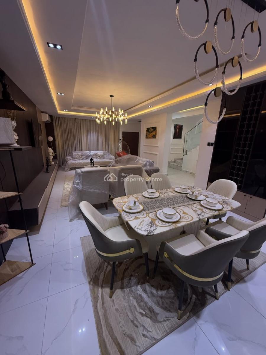 Fully Furnished 5 Bedroom Terrace Duplex with Bq, Galadimawa, Abuja, Terraced Duplex for Sale
